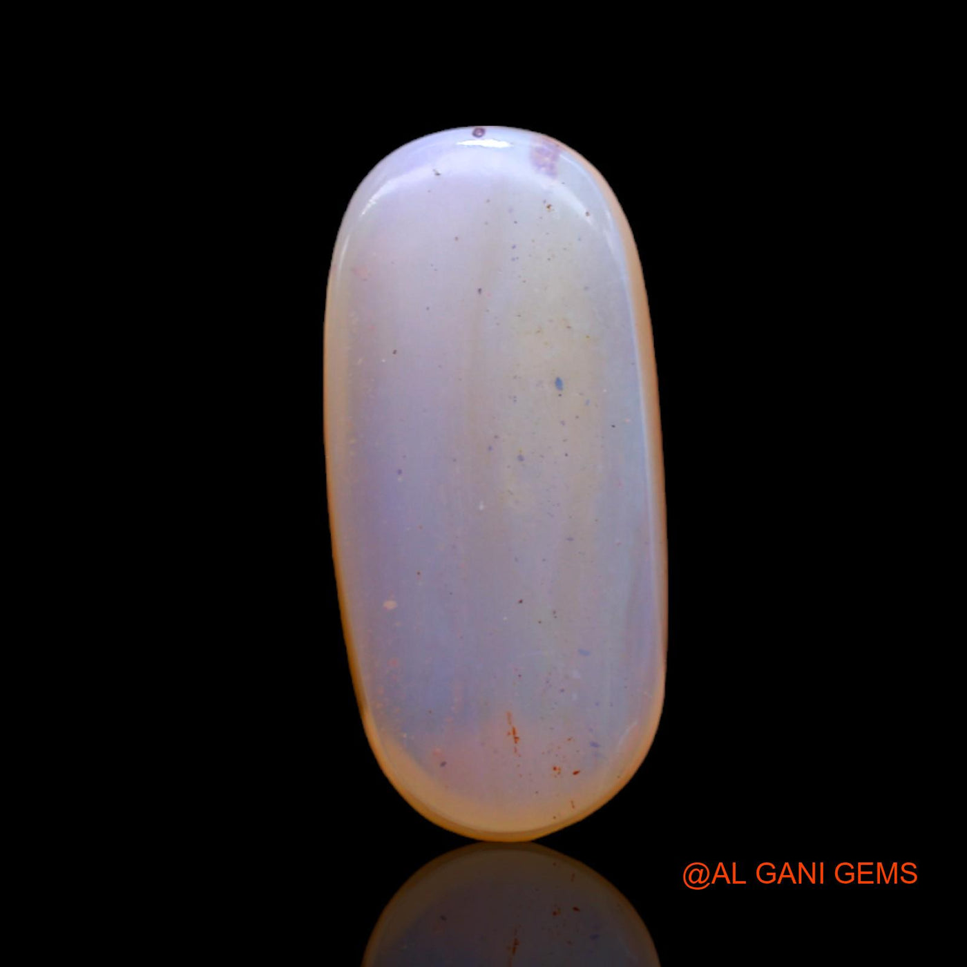 6.40 Cts Natural Australian Fire Opal Loose Gemstone Oval Cabochon 17x8x6 mm AB-382
