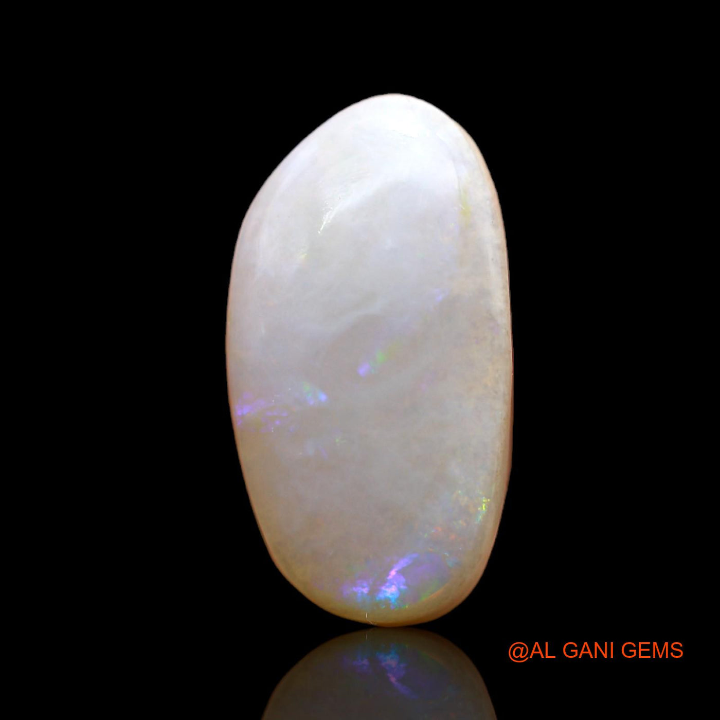 6.30 Cts Natural Australian Fire Opal Loose Gemstone Oval Cabochon 16x9x6 mm AB-383
