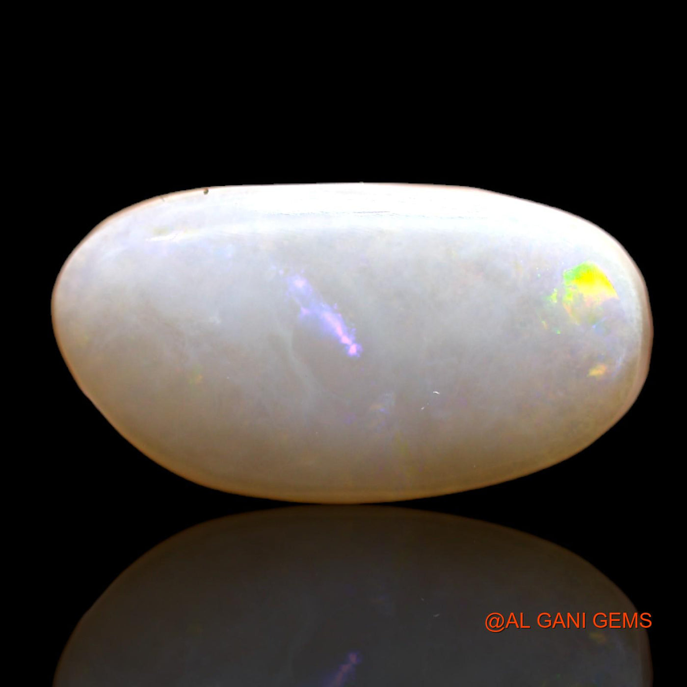 6.30 Cts Natural Australian Fire Opal Loose Gemstone Oval Cabochon 16x9x6 mm AB-383