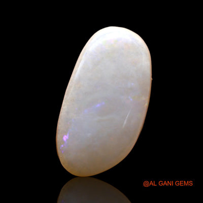 6.30 Cts Natural Australian Fire Opal Loose Gemstone Oval Cabochon 16x9x6 mm AB-383