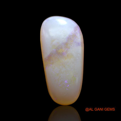 3.50 Cts Natural Australian Fire Opal Loose Gemstone Fancy Cabochon 19x9x3 mm AB-384