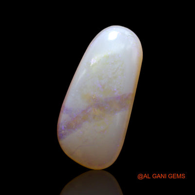 3.50 Cts Natural Australian Fire Opal Loose Gemstone Fancy Cabochon 19x9x3 mm AB-384