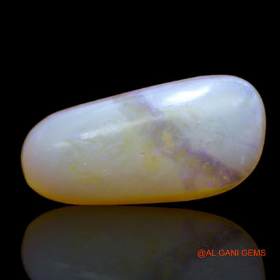 3.50 Cts Natural Australian Fire Opal Loose Gemstone Fancy Cabochon 19x9x3 mm AB-384