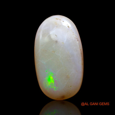 4.30 Cts Natural Australian Fire Opal Loose Gemstone Fancy Cabochon 16x9x4 mm AB-385