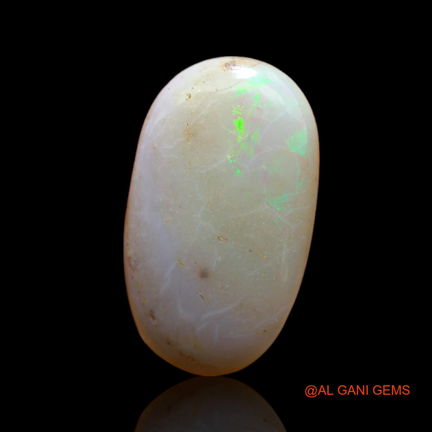 4.30 Cts Natural Australian Fire Opal Loose Gemstone Fancy Cabochon 16x9x4 mm AB-385