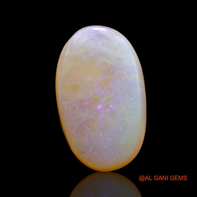 5.60 Cts Natural Australian Fire Opal Oval Cabochon Loose Gemstone For Jewelry 16x10x5 mm AB-387