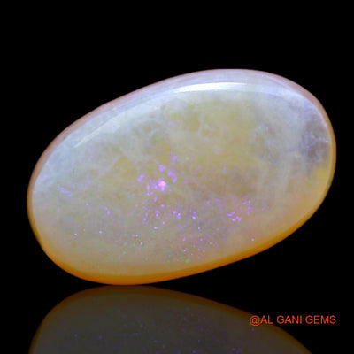5.60 Cts Natural Australian Fire Opal Oval Cabochon Loose Gemstone For Jewelry 16x10x5 mm AB-387