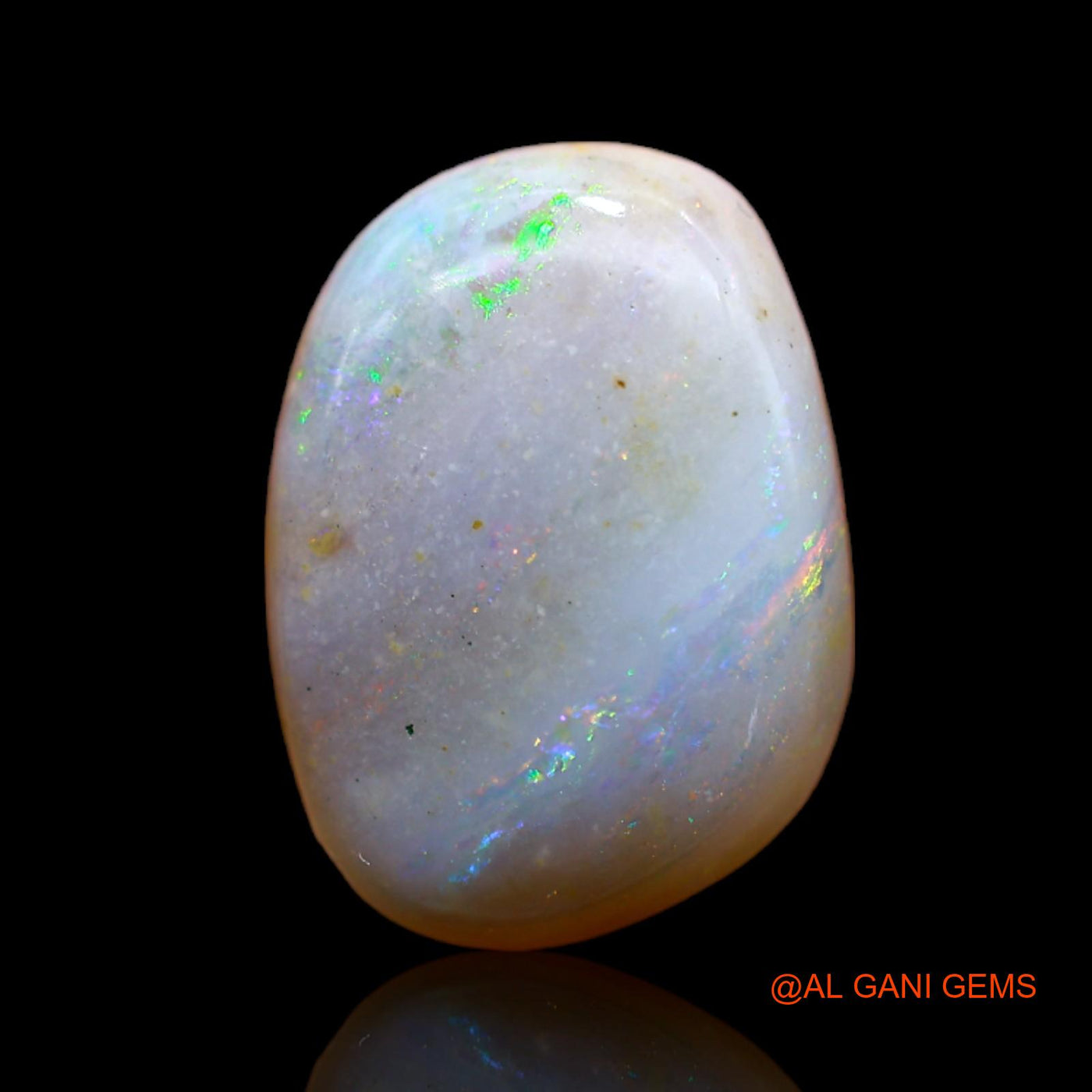 5.30 Cts Natural Australian Fire Opal Loose Gemstone Fancy Cabochon 15x10x5 mm AB-389