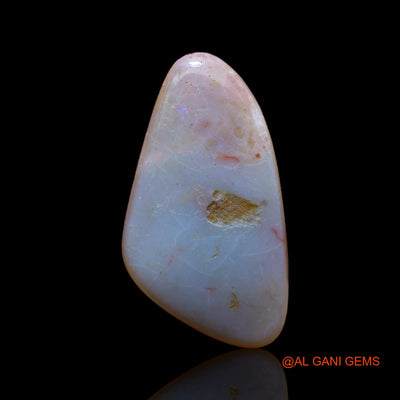 6.40 Cts Natural Australian Fire Opal Loose Gemstone Fancy Cabochon 23x13x3 mm AB-38