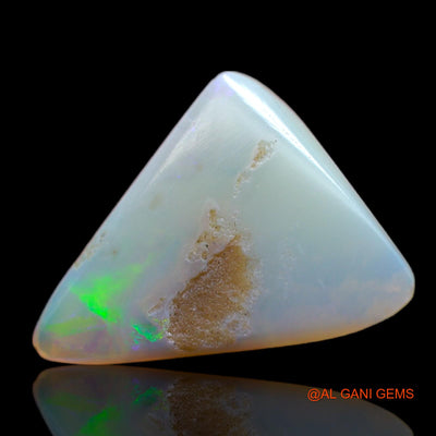 2.00 Cts Natural Australian Fire Opal Trillion Cabochon Loose Gemstone For Jewelry 15x11x2 mm AB-390