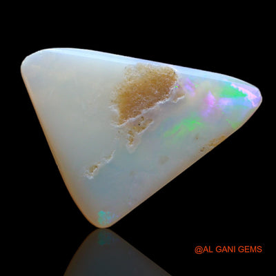 2.00 Cts Natural Australian Fire Opal Trillion Cabochon Loose Gemstone For Jewelry 15x11x2 mm AB-390