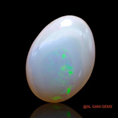 4.30 Cts Unheated Australian Fire Opal Loose Gemstone Oval Cabochon Natural 14x10x4 mm AB-391