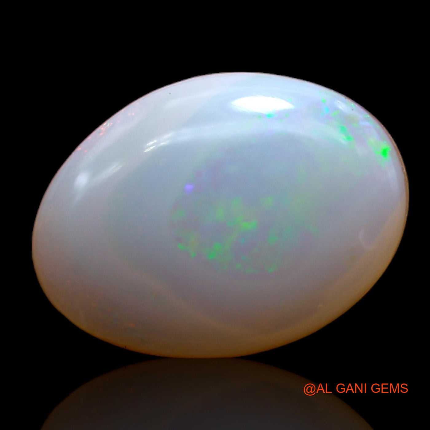 4.30 Cts Unheated Australian Fire Opal Loose Gemstone Oval Cabochon Natural 14x10x4 mm AB-391