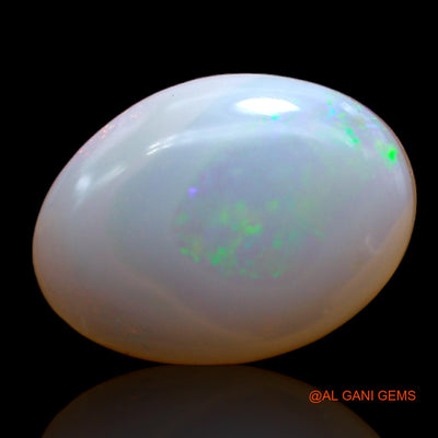4.30 Cts Unheated Australian Fire Opal Loose Gemstone Oval Cabochon Natural 14x10x4 mm AB-391