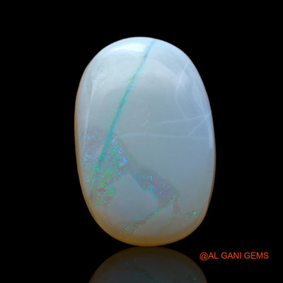 Natural Untreated Fire Opal Loose Gemstone Oval Cabochon From Australia 5.00 Cts 15x10x5 mm AB-392