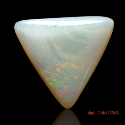 2.50 Cts Natural Australian Fire Opal Loose Gemstone Trillion Cabochon 14x12x3 mm AB-393