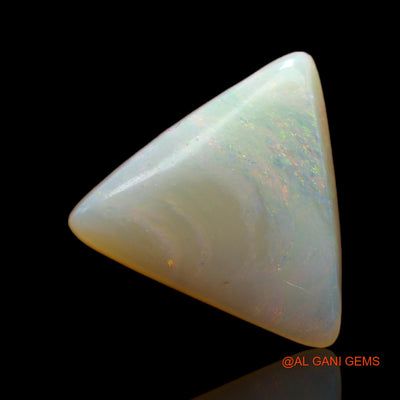 2.50 Cts Natural Australian Fire Opal Loose Gemstone Trillion Cabochon 14x12x3 mm AB-393
