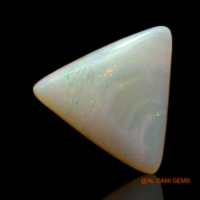 2.50 Cts Natural Australian Fire Opal Loose Gemstone Trillion Cabochon 14x12x3 mm AB-393