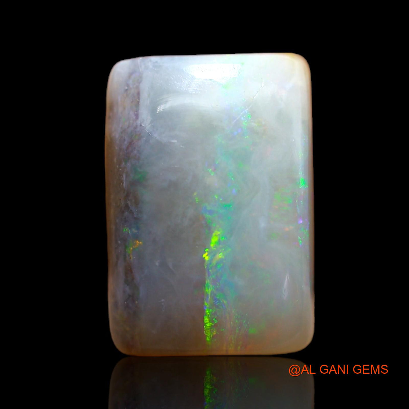 Natural Fire Opal Gemstone 5.80 Cts Loose Square Cabochon From Australia 13x9x6 mm AB-394