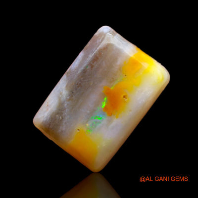 Natural Fire Opal Gemstone 5.80 Cts Loose Square Cabochon From Australia 13x9x6 mm AB-394