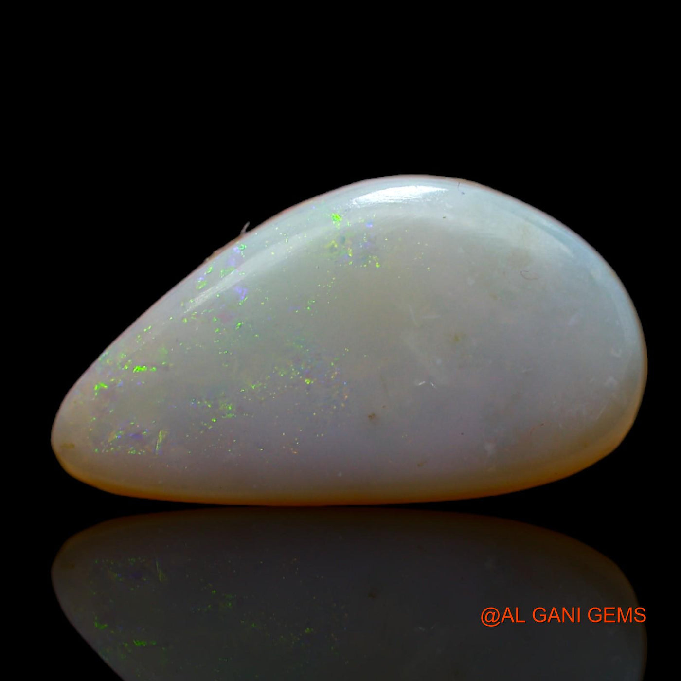 4.20 Cts Unheated Australian Fire Opal Loose Gemstone Fancy Cabochon Natural 16x8x4 mm AB-395