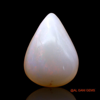 5.00 Cts Natural Australian Fire Opal Pear Cabochon Loose Gemstone For Jewelry 14x10x6 mm AB-398