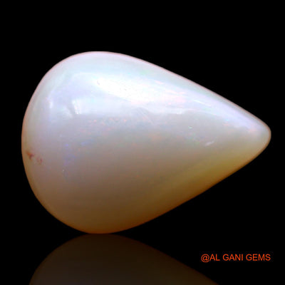 5.00 Cts Natural Australian Fire Opal Pear Cabochon Loose Gemstone For Jewelry 14x10x6 mm AB-398