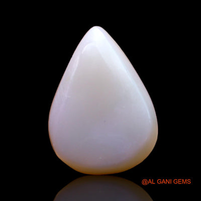 5.00 Cts Natural Australian Fire Opal Pear Cabochon Loose Gemstone For Jewelry 14x10x6 mm AB-398