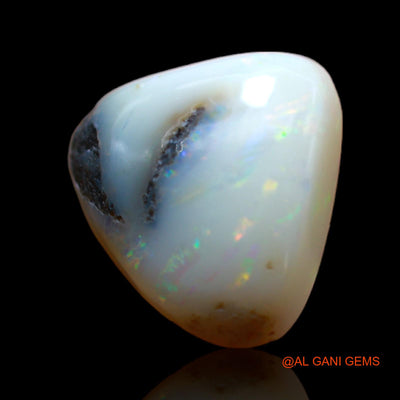 4.00 Cts Unheated Australian Fire Opal Loose Gemstone Trillion Cabochon Natural 11x11x5 mm AB-399