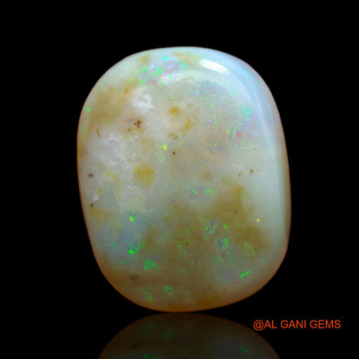 13.65 Cts Natural Australian Fire Opal Loose Gemstone Oval Cabochon 18x15x6 mm AB-39