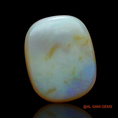 13.65 Cts Natural Australian Fire Opal Loose Gemstone Oval Cabochon 18x15x6 mm AB-39