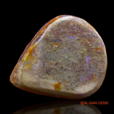Natural Fire Opal Gemstone 12.00 Cts Loose Pear Cabochon From Australia 20x17x5 mm AB-3