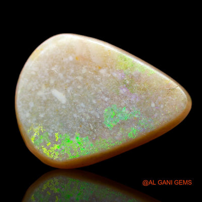 Natural Fire Opal Gemstone 3.00 Cts Loose Pear Cabochon From Australia 12x9x4 mm AB-400