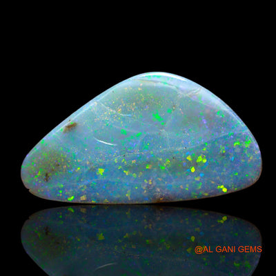 32.00 Cts Natural Australian Fire Opal Fancy Cabochon Loose Gemstone For Jewelry 36x19x7 mm AB-401