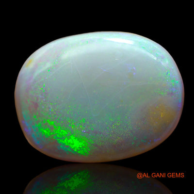 32.00 Cts Natural Australian Fire Opal Loose Gemstone Oval Cabochon 25x19x9 mm AB-403