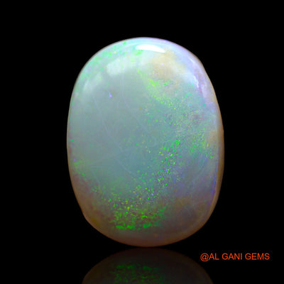 32.00 Cts Natural Australian Fire Opal Loose Gemstone Oval Cabochon 25x19x9 mm AB-403