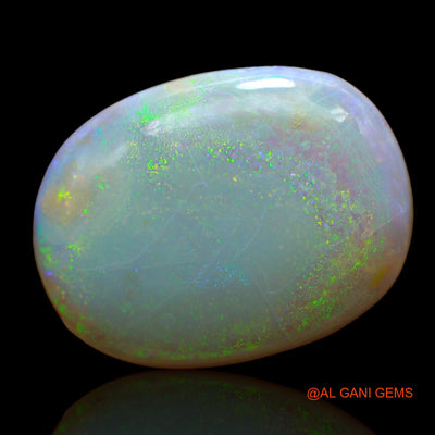 32.00 Cts Natural Australian Fire Opal Loose Gemstone Oval Cabochon 25x19x9 mm AB-403