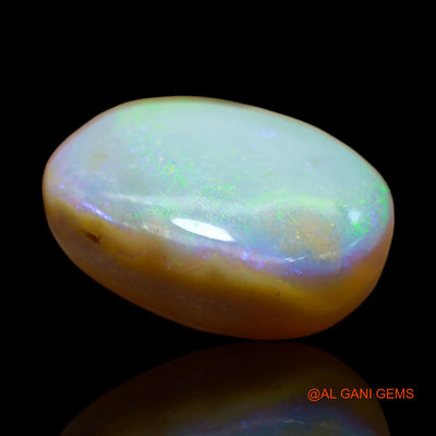 32.00 Cts Natural Australian Fire Opal Loose Gemstone Oval Cabochon 25x19x9 mm AB-403