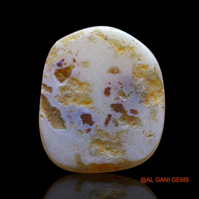 Natural Fire Opal Gemstone 11.00 Cts Loose Fancy Cabochon From Australia 24x20x3 mm AB-404