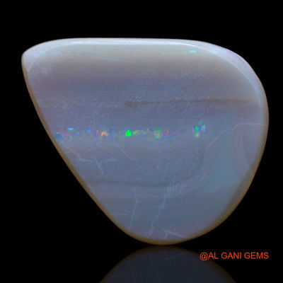 16.00 Cts Natural Australian Fire Opal Loose Gemstone Pear Cabochon 26x20x4 mm AB-405