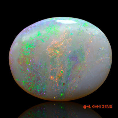 14.00 Cts Unheated Australian Fire Opal Loose Gemstone Oval Cabochon Natural 24x20x4 mm AB-406
