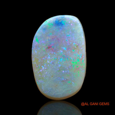15.00 Cts Natural Australian Fire Opal Loose Gemstone Fancy Cabochon 25x16x5 mm AB-409