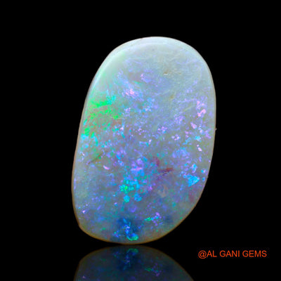 15.00 Cts Natural Australian Fire Opal Loose Gemstone Fancy Cabochon 25x16x5 mm AB-409