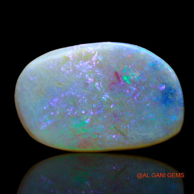 15.00 Cts Natural Australian Fire Opal Loose Gemstone Fancy Cabochon 25x16x5 mm AB-409