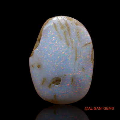 6.40 Cts Natural Australian Fire Opal Loose Gemstone Fancy Cabochon 20x14x4 mm AB-40