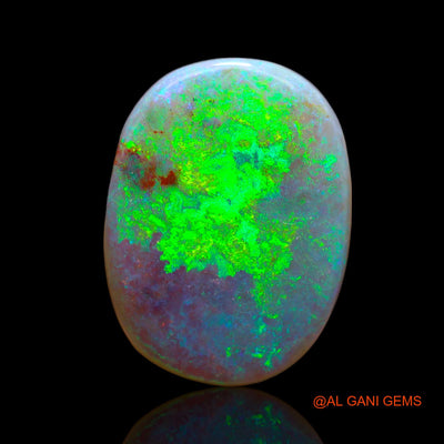 15.00 Cts Natural Australian Fire Opal Loose Gemstone Oval Cabochon 20x15x4 mm AB-413