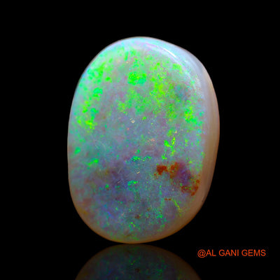 15.00 Cts Natural Australian Fire Opal Loose Gemstone Oval Cabochon 20x15x4 mm AB-413