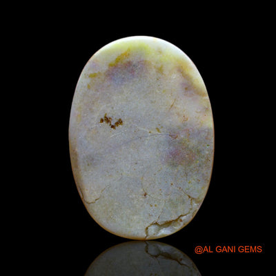 8.00 Cts Unheated Australian Fire Opal Loose Gemstone Oval Cabochon Natural 22x16x3 mm AB-415