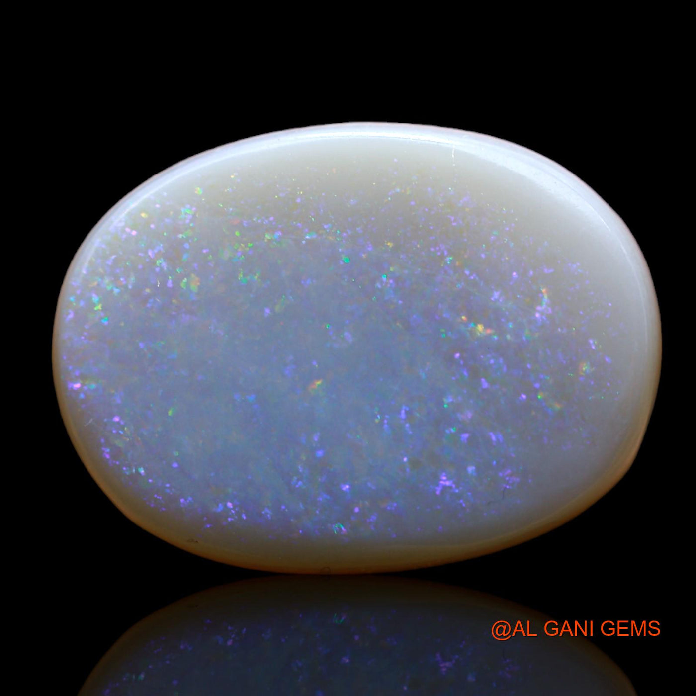 17.00 Cts Natural Australian Fire Opal Loose Gemstone Oval Cabochon 16x15x6 mm AB-418