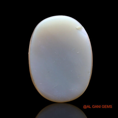 17.00 Cts Natural Australian Fire Opal Loose Gemstone Oval Cabochon 16x15x6 mm AB-418